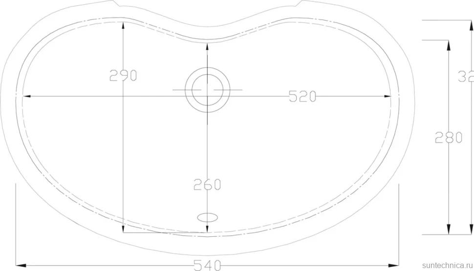 Раковина ArtCeram Idea IDL001