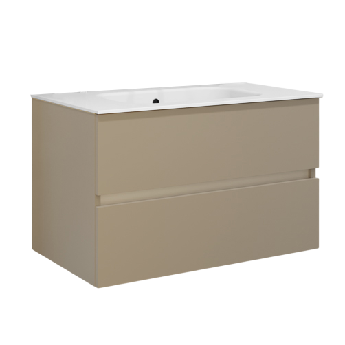 Тумба с раковиной Armadi Art Vallessi 80 матовый кашемир