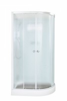 Душевая кабина DTO D D102L профиль хром, стекло матовое