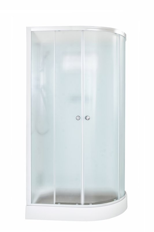 Душевая кабина DTO D D102L профиль хром, стекло матовое