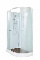 Душевая кабина DTO D D102L профиль хром, стекло матовое