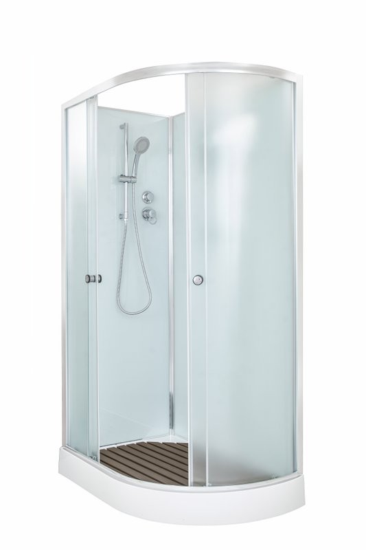 Душевая кабина DTO D D102L профиль хром, стекло матовое