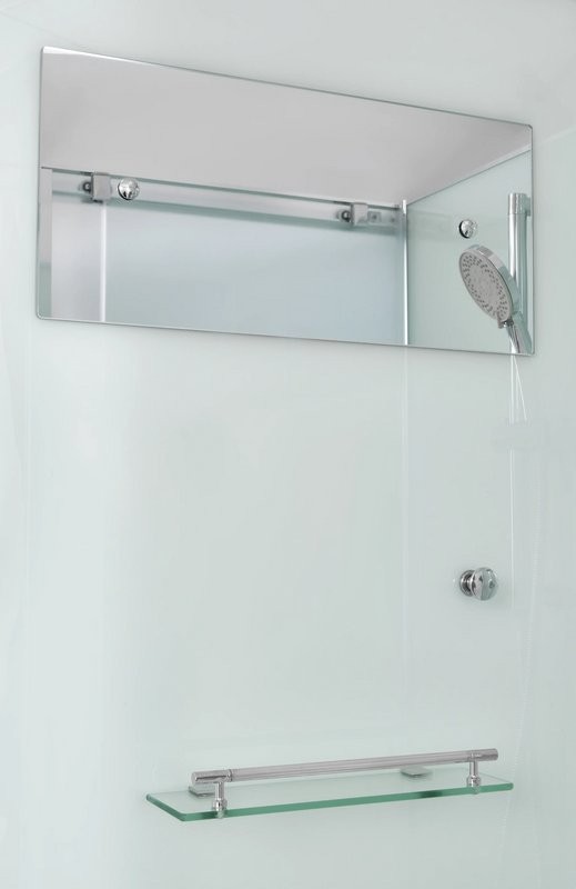 Душевая кабина DTO D D102L профиль хром, стекло матовое