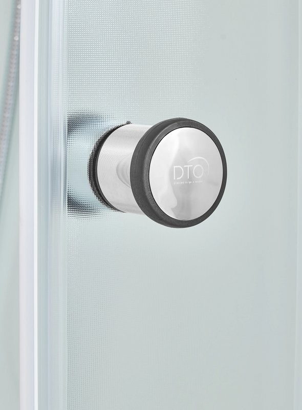 Душевая кабина DTO D D102L профиль хром, стекло матовое