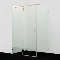 Душевой уголок Wasserkraft Ems 76H07 120х90 см, стекло прозрачное, фурнитура золото