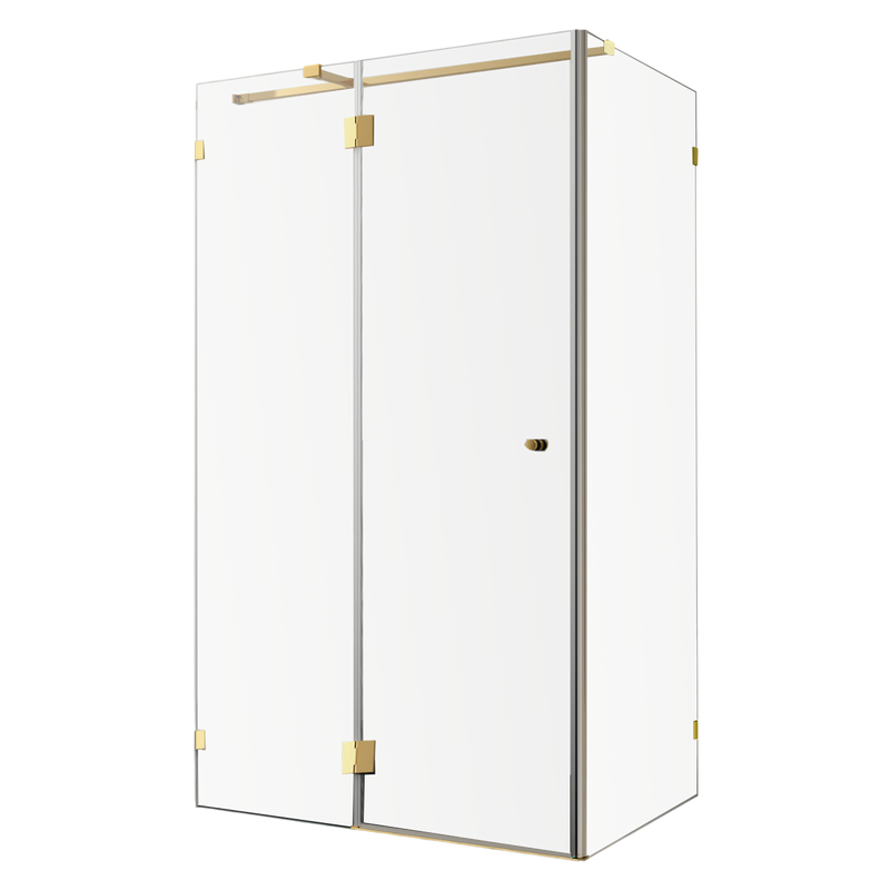 Душевой уголок Wasserkraft Ems 76H07 120х90 см, стекло прозрачное, фурнитура золото