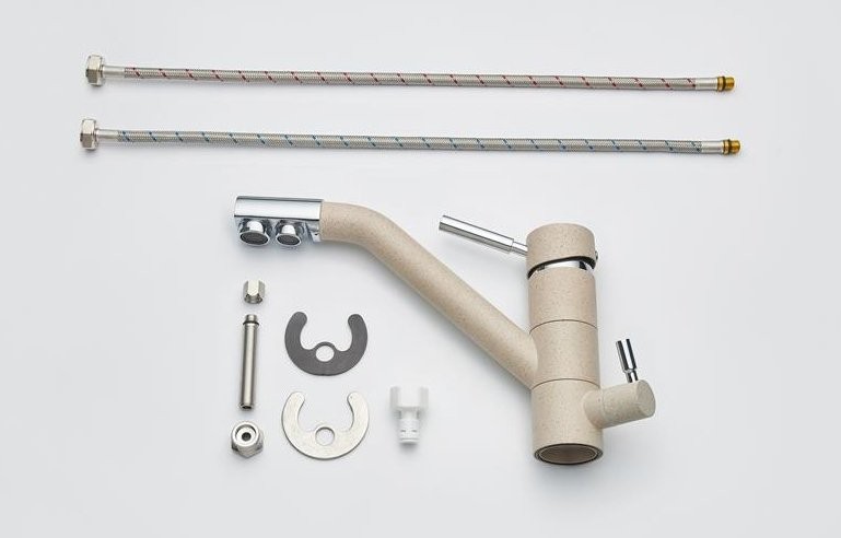 Смеситель для кухни Emar Quartz 3008 берилл