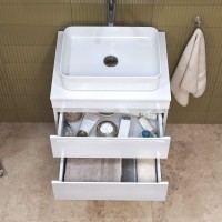 Мебель для ванной комнаты Vigo Urban 70 подвесная, белая, раковина Urban 50