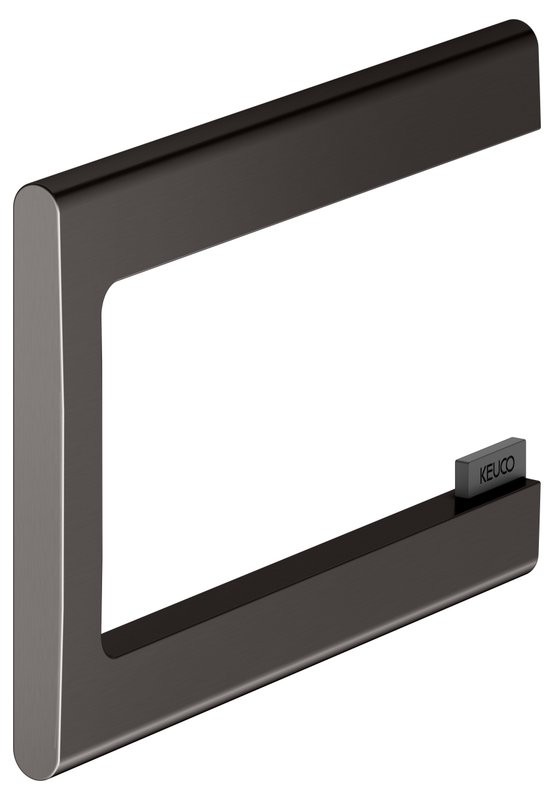 Держатель для туалетной бумаги Keuco Edition 400 11562 титан черный шлифованный