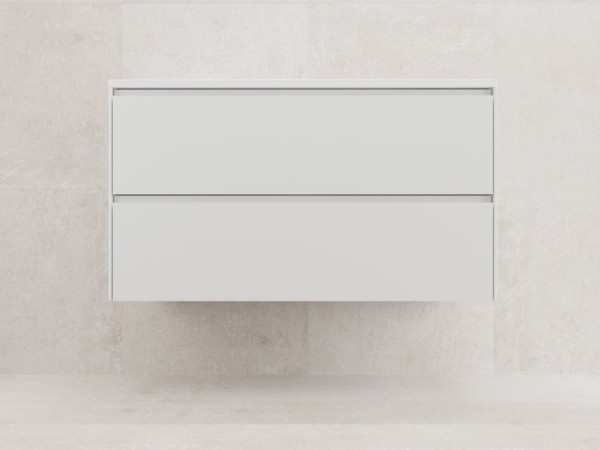 Тумба под раковину Style Line ЛИМА 100см подвесная LINE 100 2 ящика PLUS Белый Матовый ЭМАЛЬ