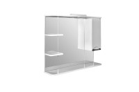 Шкаф с зеркалом в ванную MIXLINE 90х19х69,2 Белый ПВХ Шкаф с зеркалом в ванную MIXLINE 90х19х69,2 Белый ПВХ