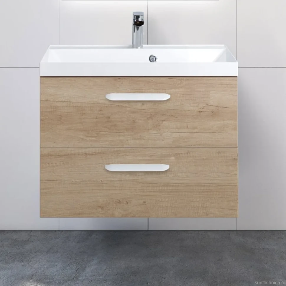 Тумба с раковиной BelBagno Aurora 70 rovere nebrasca nature
