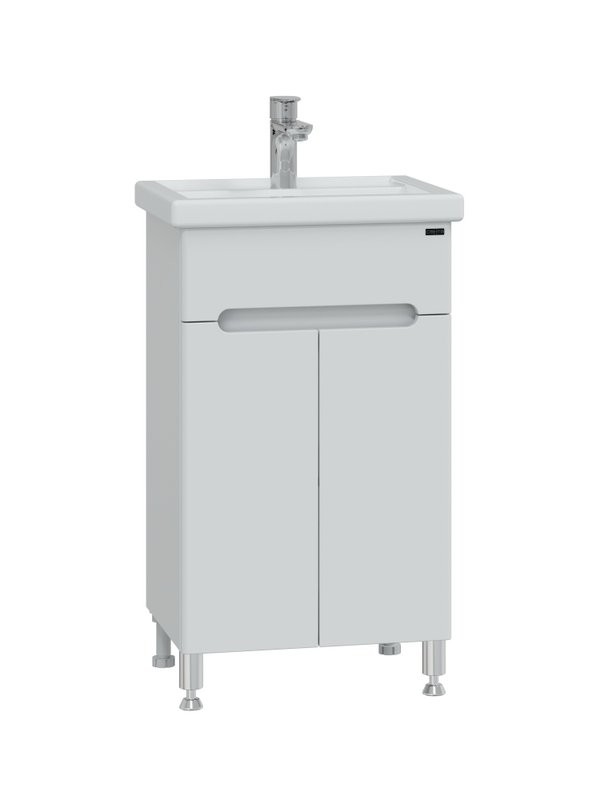 Тумба с раковиной СаНта Лондон 50 напольная, с дверками