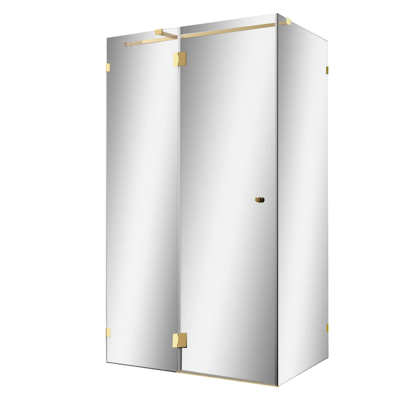 Душевой уголок Wasserkraft Ems 76H07L-MR 120х90 см, стекло зеркальное, фурнитура золото