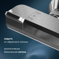 Душевая стойка AM.PM Func F078F400 хром, с термостатом