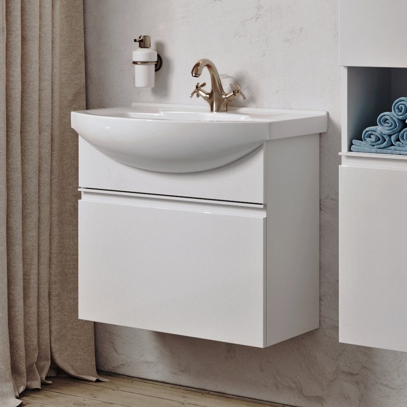 Мебель для ванной комнаты Aqwella Rodos 65 белая