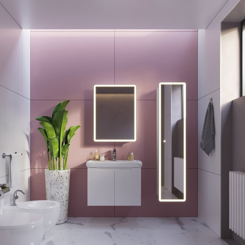 Зеркало-шкаф Dreja Point 60 c подсветкой