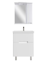 Мебель для ванной комнаты SanStar Ориана 60 напольная, раковина Cersanit Moduo 60