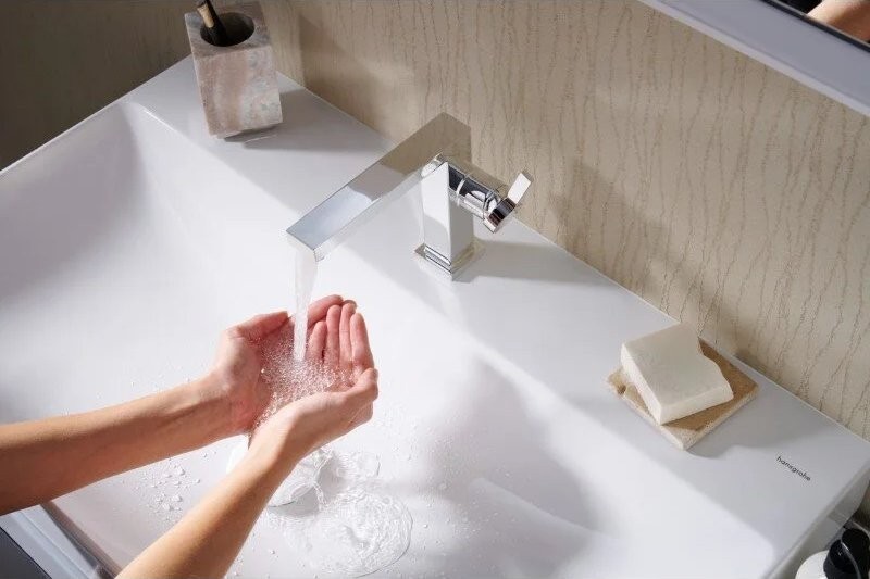Смеситель для раковины Hansgrohe Tecturis E 110 Fine 73020000 хром