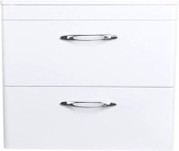 Тумба с раковиной Style Line Каре 70 подвесная. Люкс Plus, белая
