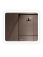 Зеркало Alavann Anna 90x80 с подсветкой, с антизапотеванием