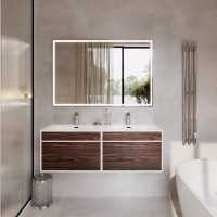 Мебель для ванной комнаты STWORKI Вестервик 120 орех каньон