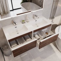 Мебель для ванной комнаты STWORKI Вестервик 120 орех каньон