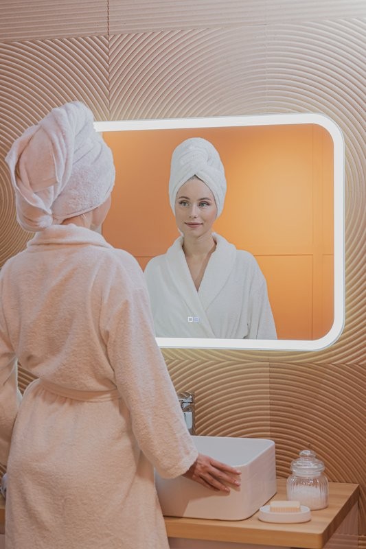 Зеркало Mixline Стив-2 91,5х68,5 с подсветкой и подогревом