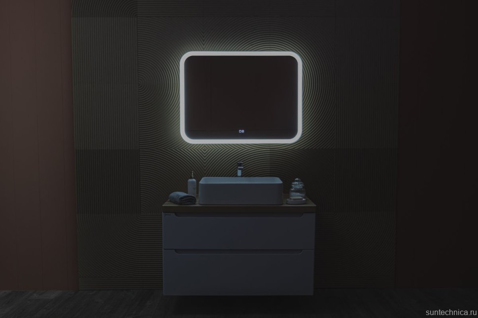 Зеркало Mixline Стив-2 91,5х68,5 с подсветкой и подогревом