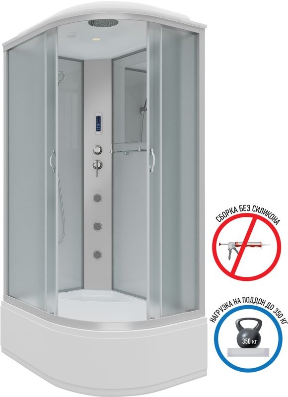 Душевая кабина Niagara Classic NG-2310-14LF 120х80 см, с гидромассажем и пультом управления