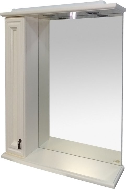 Зеркало Misty Лувр L 75 слоновая кость