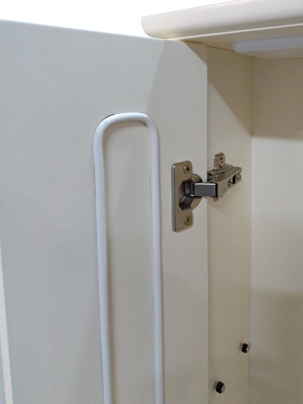 Зеркало Misty Лувр L 75 слоновая кость