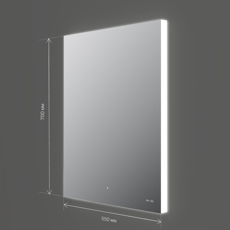 Зеркало AM.PM X-Joy 55 с подсветкой светодиодной