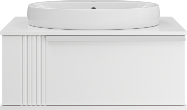 Тумба под раковину Brevita Savoy 80 подвесная, белая