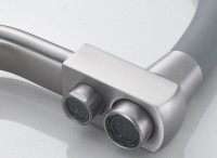 Смеситель для кухни Shevanik S968L с гибким изливом, сатин