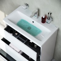 Мебель для ванной комнаты AM.PM Gem S 75 напольная, зеркало STWORKI Монтре