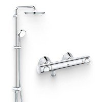 Душевой комплект Термостат Grohe Grohtherm 34793000 + Стойка Tempesta Cosmopolitan System 250 26675000