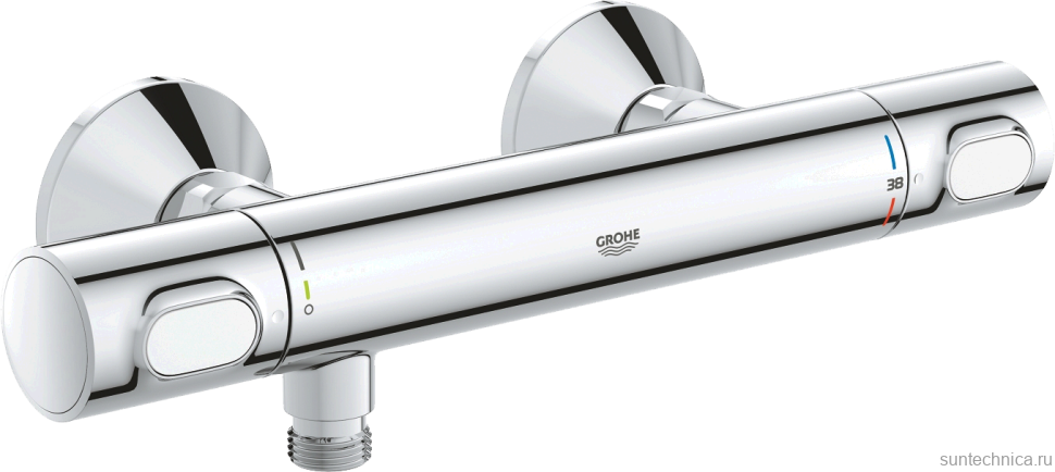 Душевой комплект Термостат Grohe Grohtherm 34793000 + Стойка Tempesta Cosmopolitan System 250 26675000