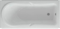 Акриловая ванна AQUATEK Леда LED170-0000047 170x80 см, пристенная, белая, с каркасом, со сливом-переливом