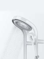 Душевая стойка AQUAme AQM8004W белая