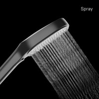 Душевая лейка Milardo Ideal Spa ILS3FB0M18 матовая черная
