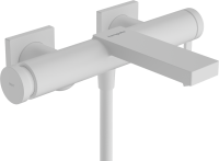 Смеситель для ванны с душем Hansgrohe Tecturis E 73420700 матовый белый