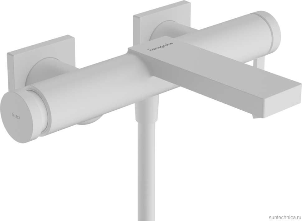 Смеситель для ванны с душем Hansgrohe Tecturis E 73420700 матовый белый