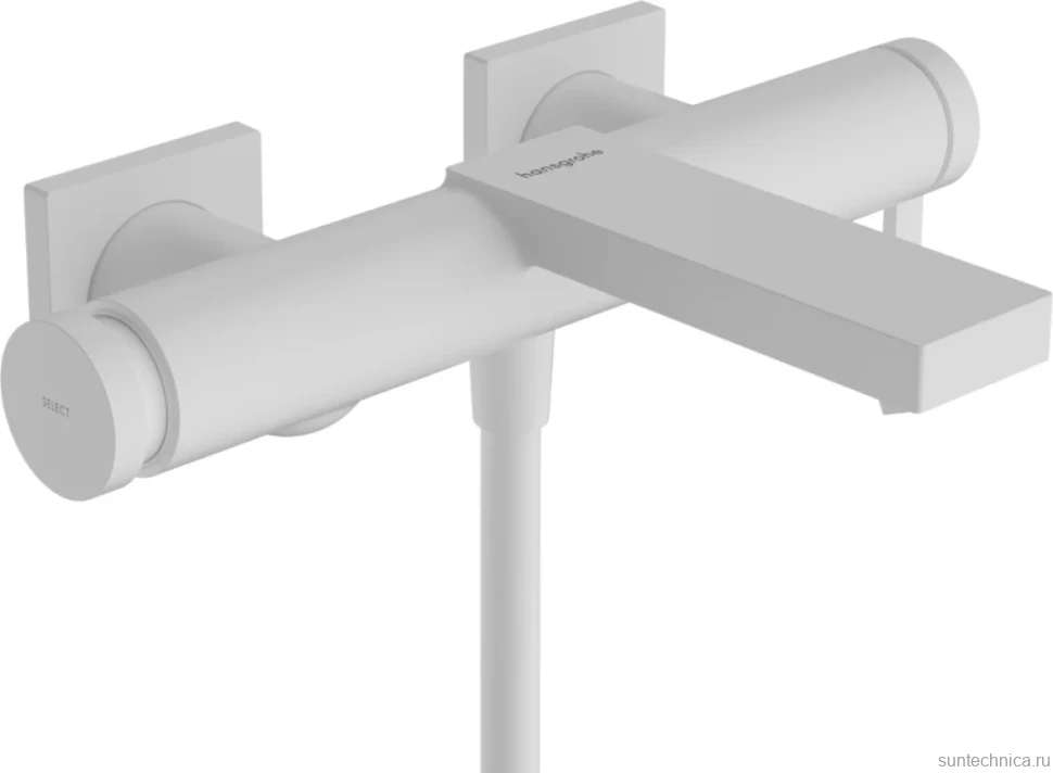 Смеситель для ванны с душем Hansgrohe Tecturis E 73420700 матовый белый