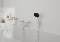Смеситель для ванны с душем Hansgrohe Tecturis E 73420700 матовый белый Смеситель для ванны с душем Hansgrohe Tecturis E 73420700 матовый белый