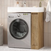 Тумба с раковиной AQUATON Лондри 20 дуб кантри