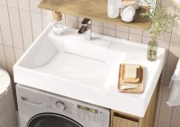 Тумба с раковиной AQUATON Лондри 20 дуб кантри