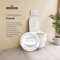 Комплект Унитаз подвесной безободковый Bell Pro Rimless 3301101R + Быстросъемное сиденье микролифт 33290100 + Система инсталляции для унитазов Relfix 38010010 + Кнопка смыва Relfix 38050902 черный мрамор