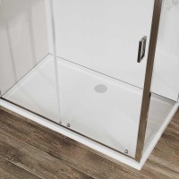 Душевой уголок Vincea City VSR-5CT9012CL 120х90 см, профиль хром, стекло прозрачное