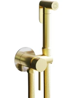 Гигиенический душ RGW Shower Panels SP-211Gb со смесителем, С ВНУТРЕННЕЙ ЧАСТЬЮ, золото